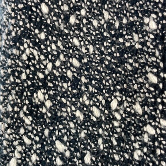Eileen Fisher Black and White Tweed Open Front Cardigan Sweater. Size Small Pet. - Picture 2 of 12